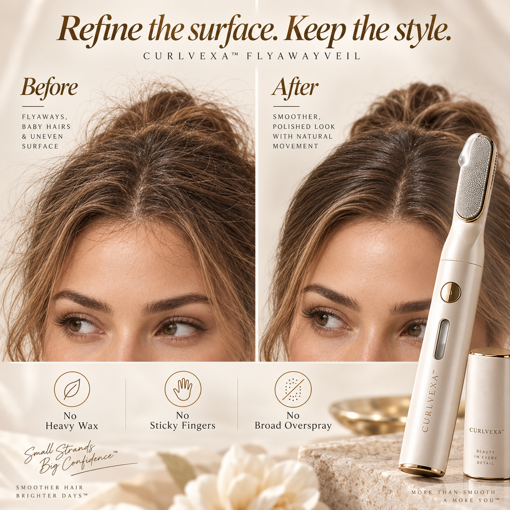 CURLVEXA™ FlyawayVeil | Precision Flyaway Smoothing Applicator