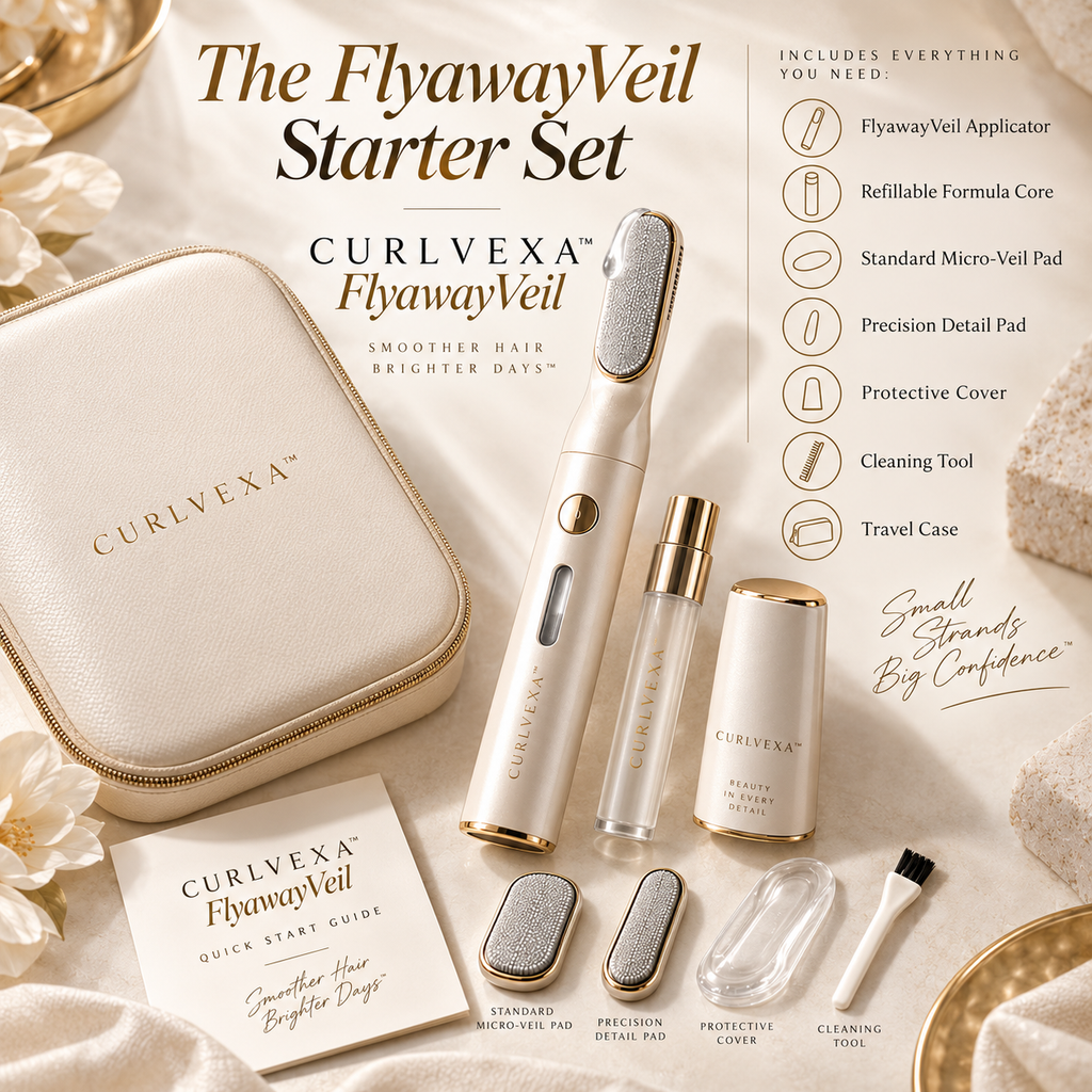 CURLVEXA™ FlyawayVeil | Precision Flyaway Smoothing Applicator
