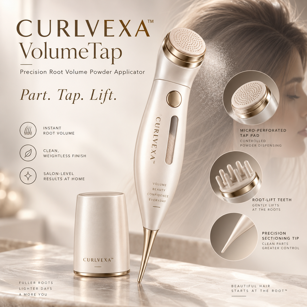 CURLVEXA™ VolumeTap | Precision Root Volume Powder Applicator