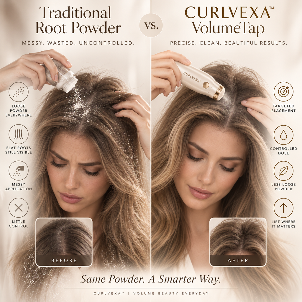 CURLVEXA™ VolumeTap | Precision Root Volume Powder Applicator