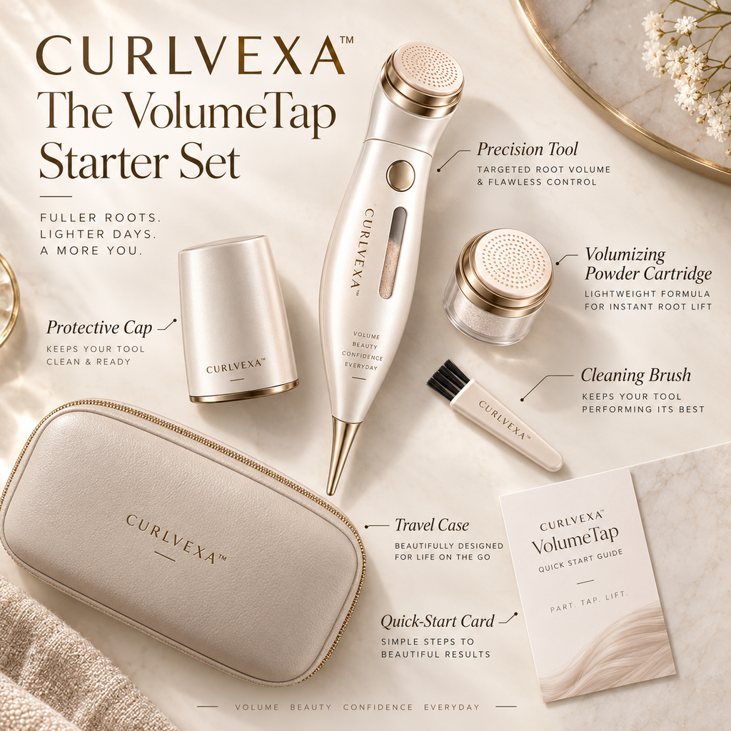 CURLVEXA™ VolumeTap | Precision Root Volume Powder Applicator