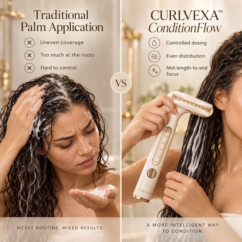 CURLVEXA™ ConditionFlow | Precision Conditioner Distribution Applicator