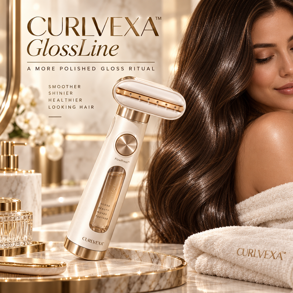 CURLVEXA™ GlossLine | Precision Hair Gloss Applicator