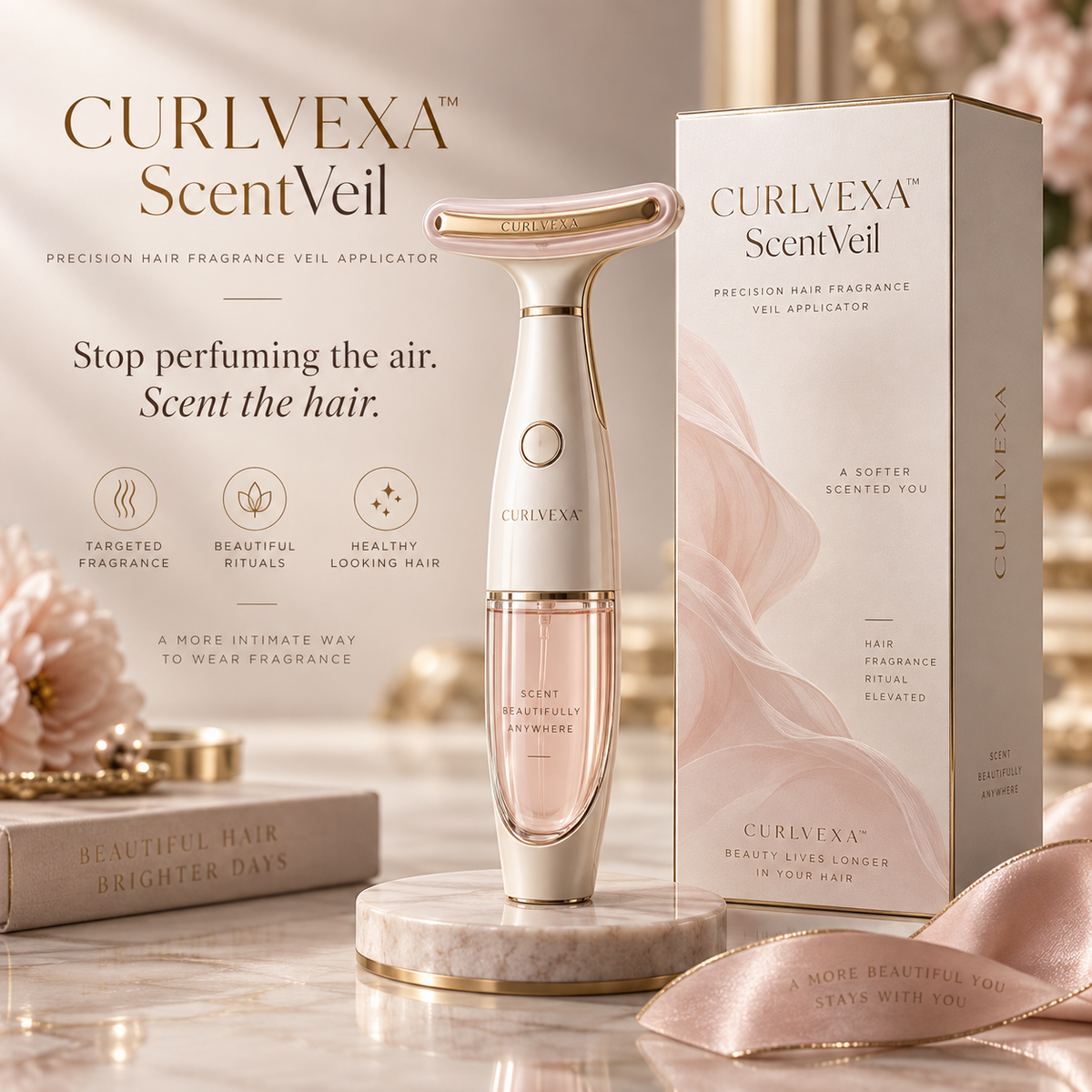 CURLVEXA™ ScentVeil | Precision Hair Fragrance Applicator