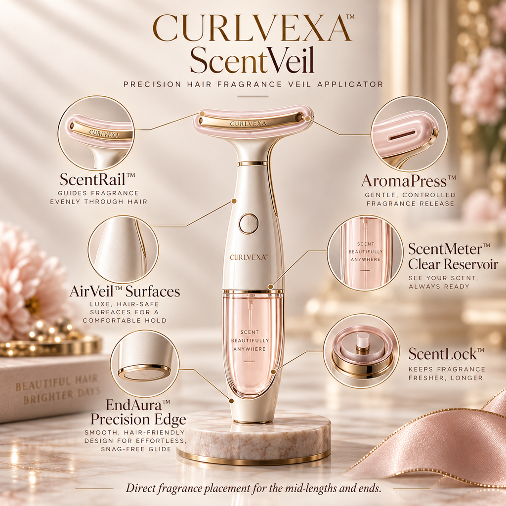 CURLVEXA™ ScentVeil | Precision Hair Fragrance Applicator