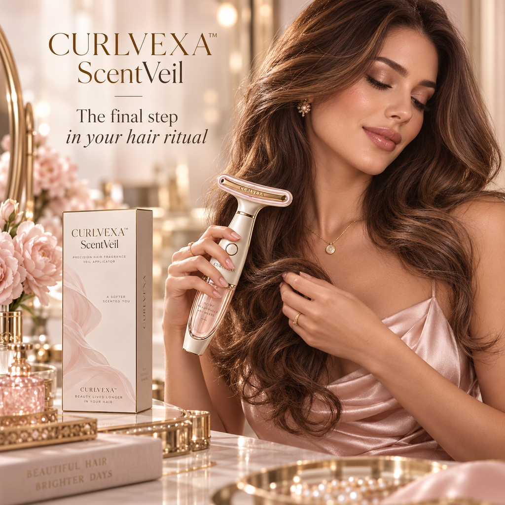 CURLVEXA™ ScentVeil | Precision Hair Fragrance Applicator