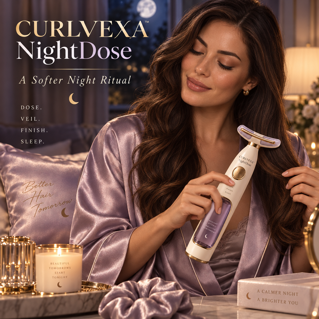 CURLVEXA™ NightDose | Precision Overnight Hair Treatment Applicator
