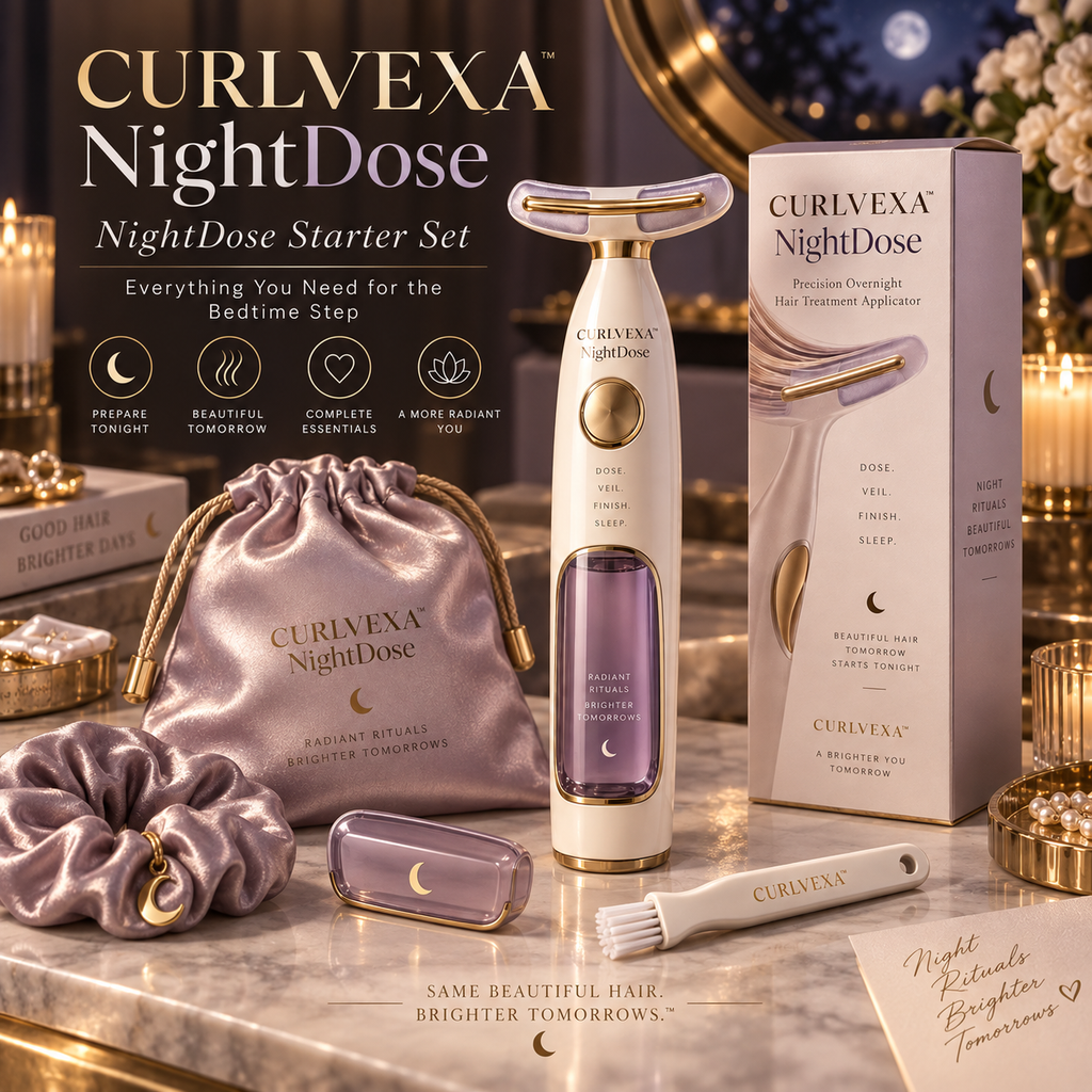 CURLVEXA™ NightDose | Precision Overnight Hair Treatment Applicator