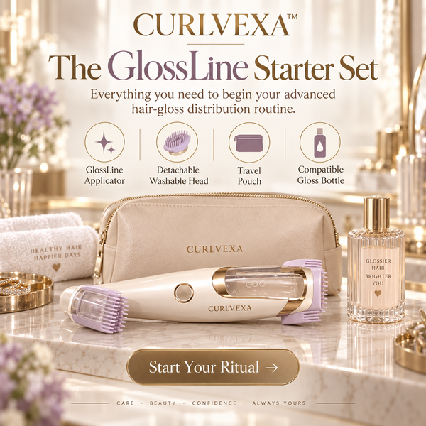 CURLVEXA™ GlossLine | Precision Hair Gloss Applicator